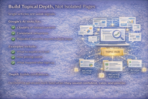 Build Topical Depth, Not Isolated Pages