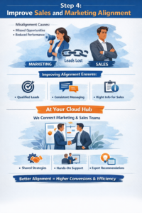 Step 4: Improve Sales and Marketing Alignment