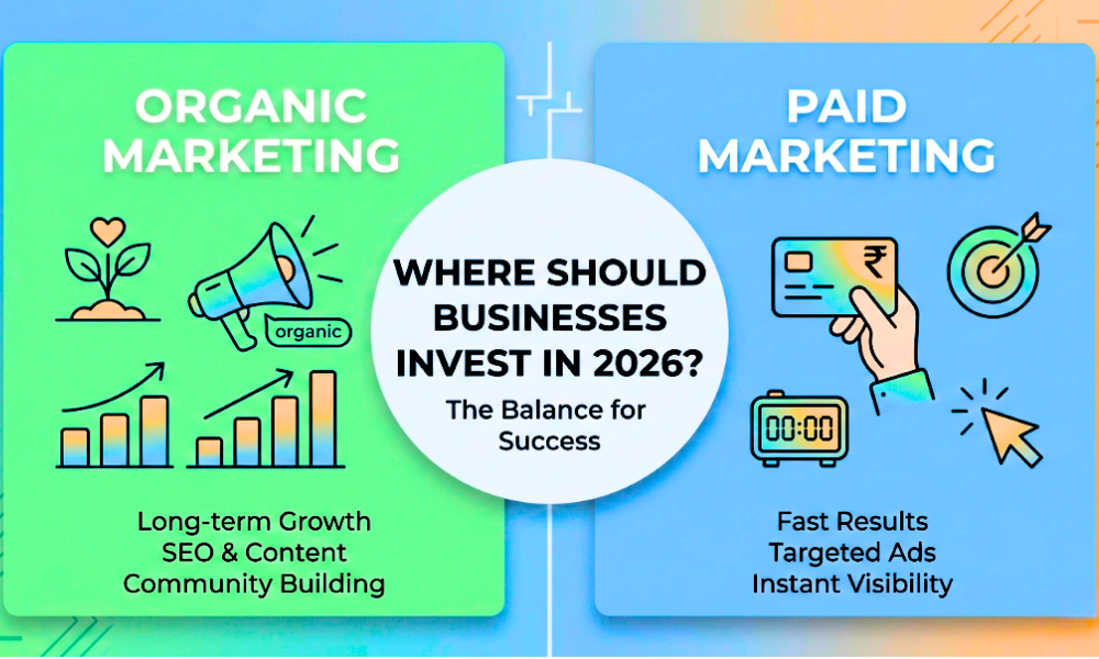 Organic vs Paid Marketing: Where Should Businesses Invest in 2026?