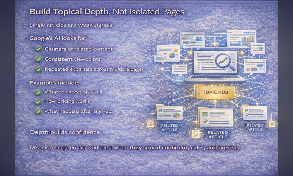Build Topical Depth, Not Isolated Pages