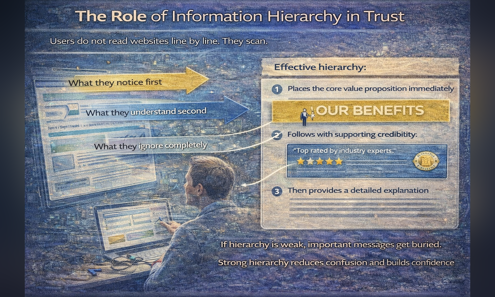 The Role of Information Hierarchy in Trust