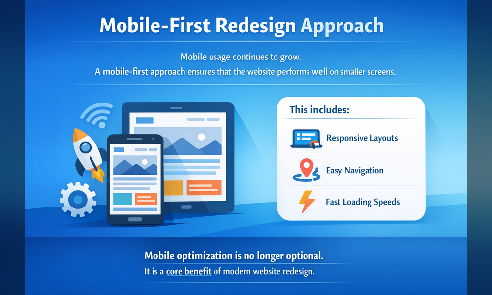 Mobile-First Redesign Approach