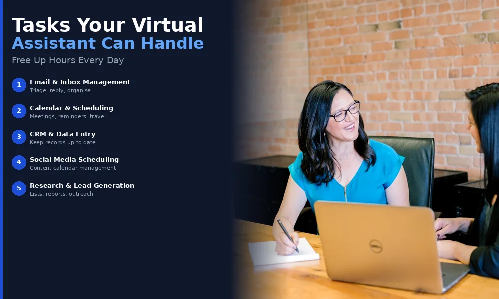 Tasks Your Virtual Assistant Can Handle