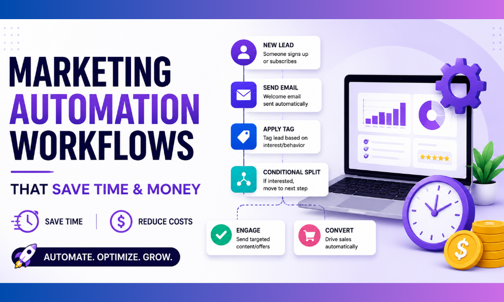 Marketing Automation Workflows That Save Time & Money